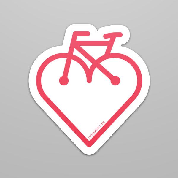 Bike Love Sticker - Cromatiko