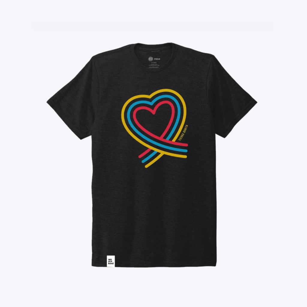 Corazón Tricolor | T-Shirt - We are kind - by Cromatiko