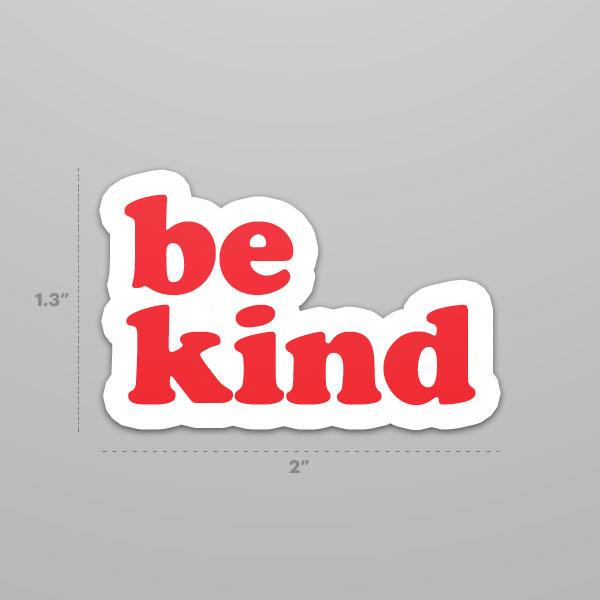 Be Kind | Sticker - Cromatiko