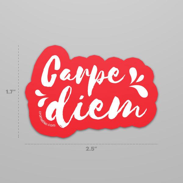 Carpe Diem | Sticker - Cromatiko