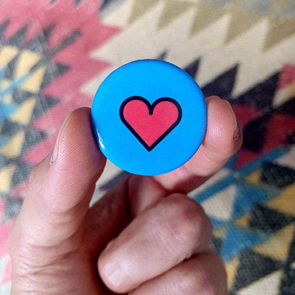 Heart | Pin Button - Cromatiko