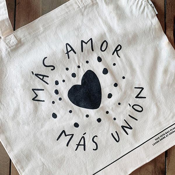 Mas Amor Mas Union Tote Bag - Cromatiko