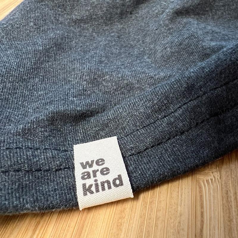 We are kind logo Recycled Unisex Tee - We are kind - by Cromatiko